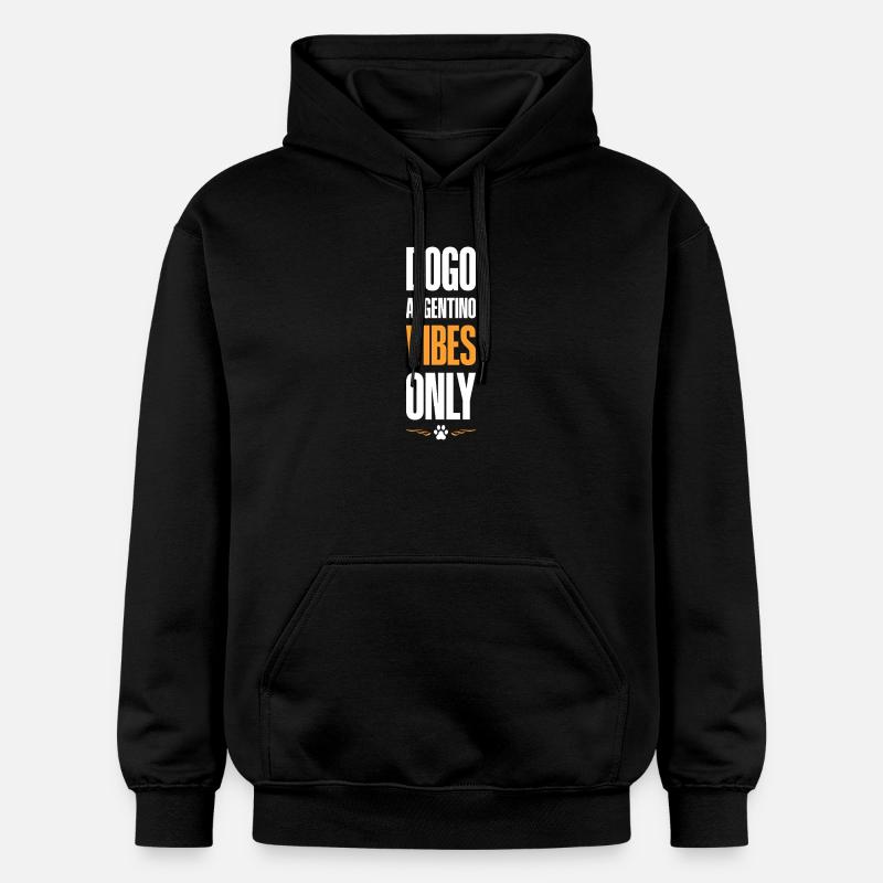 Dogue Argentino Vibes uniquement - Sweat à capuche Softstyle® Gildan Unisexe - noir