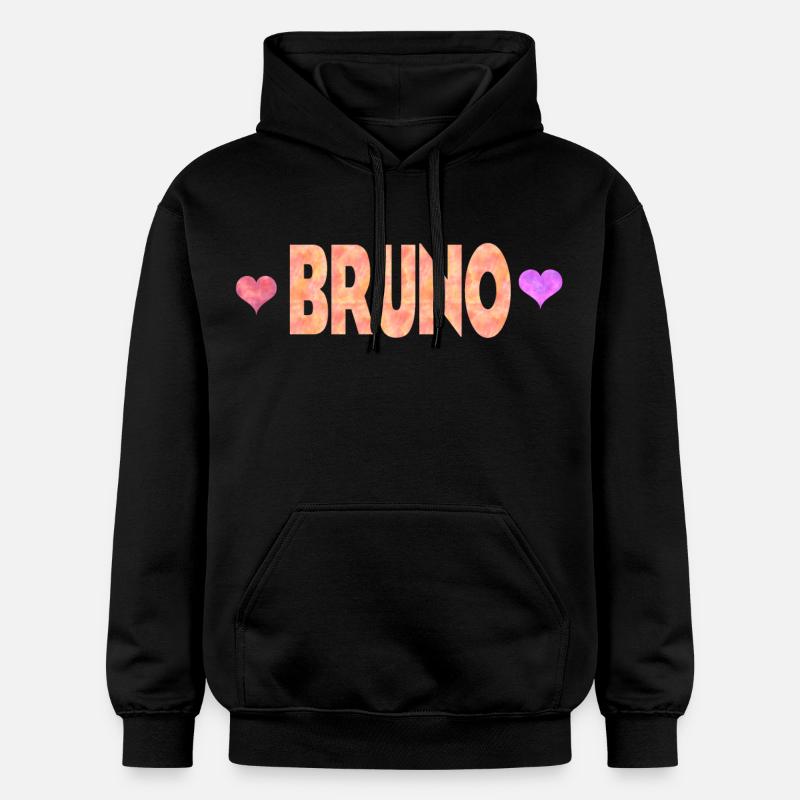 Bruno - Sweat à capuche Softstyle® Gildan Unisexe - noir