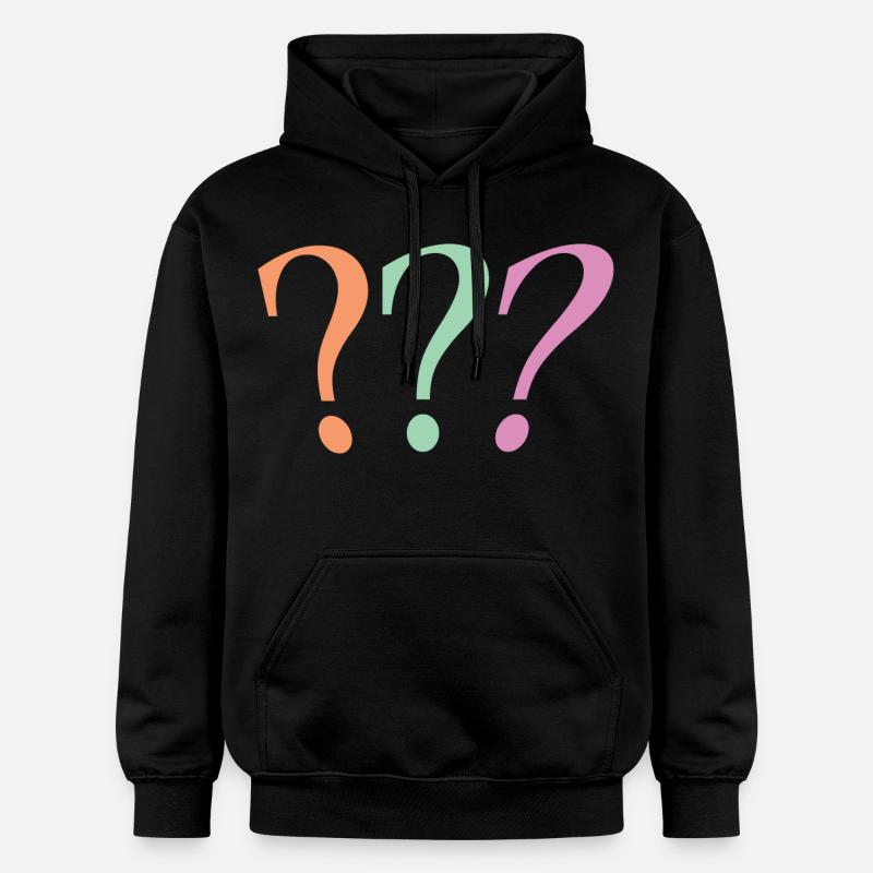 Point d’interrogation - Sweat à capuche Softstyle® Gildan Unisexe - noir