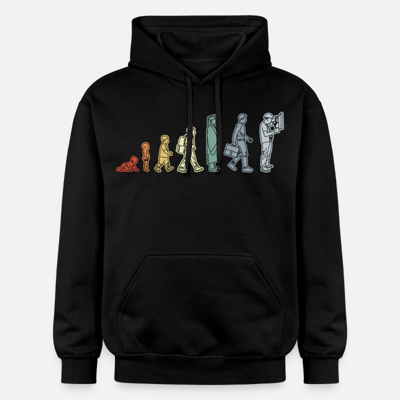 Cycle de vie de l’électricien - Sweat à capuche Softstyle® Gildan Unisexe - noir