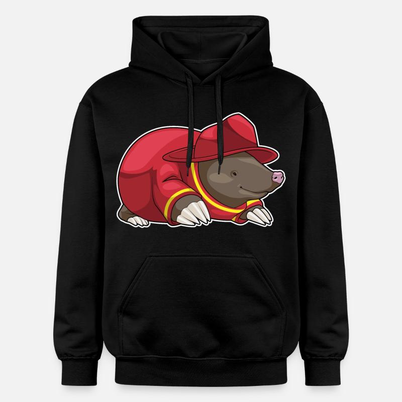 Pompiers de Mole - Sweat à capuche Softstyle® Gildan Unisexe - noir