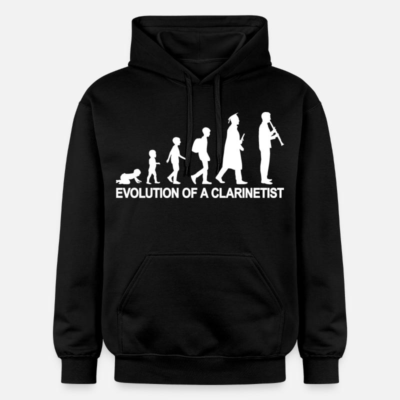 Développement d’un clarinettiste - Sweat à capuche Softstyle® Gildan Unisexe - noir