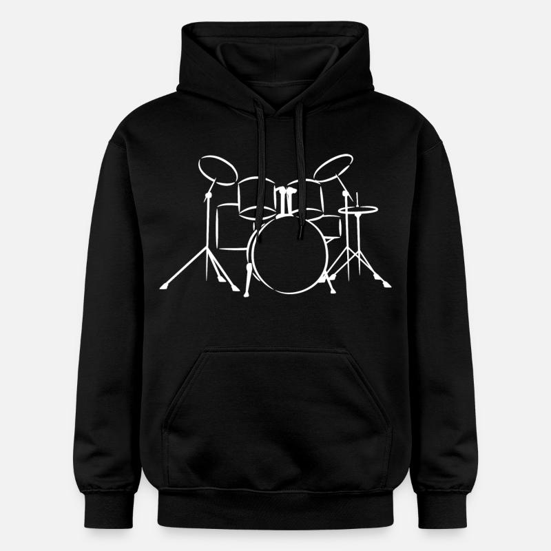 Percussion - Sweat à capuche Softstyle® Gildan Unisexe - noir