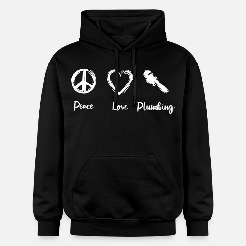 J’adore être plombier - Sweat à capuche Softstyle® Gildan Unisexe - noir