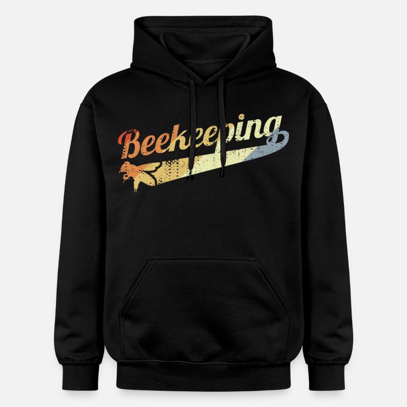 Apiculture vintage - Sweat à capuche Softstyle® Gildan Unisexe - noir