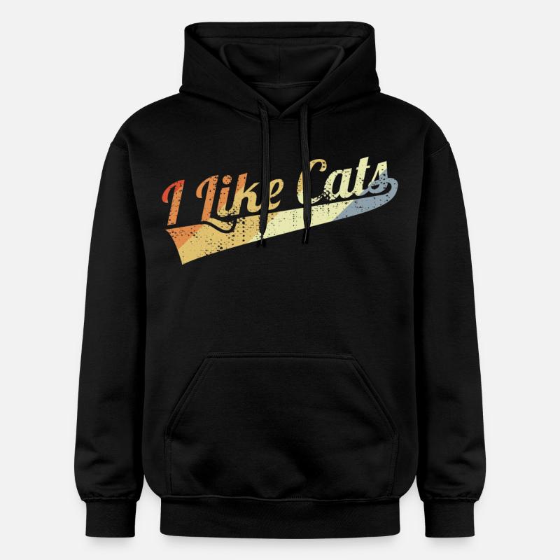 J’aime les chats - Sweat à capuche Softstyle® Gildan Unisexe - noir