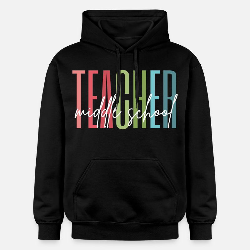 Cadeau d’enseignant de collège - Sweat à capuche Softstyle® Gildan Unisexe - noir