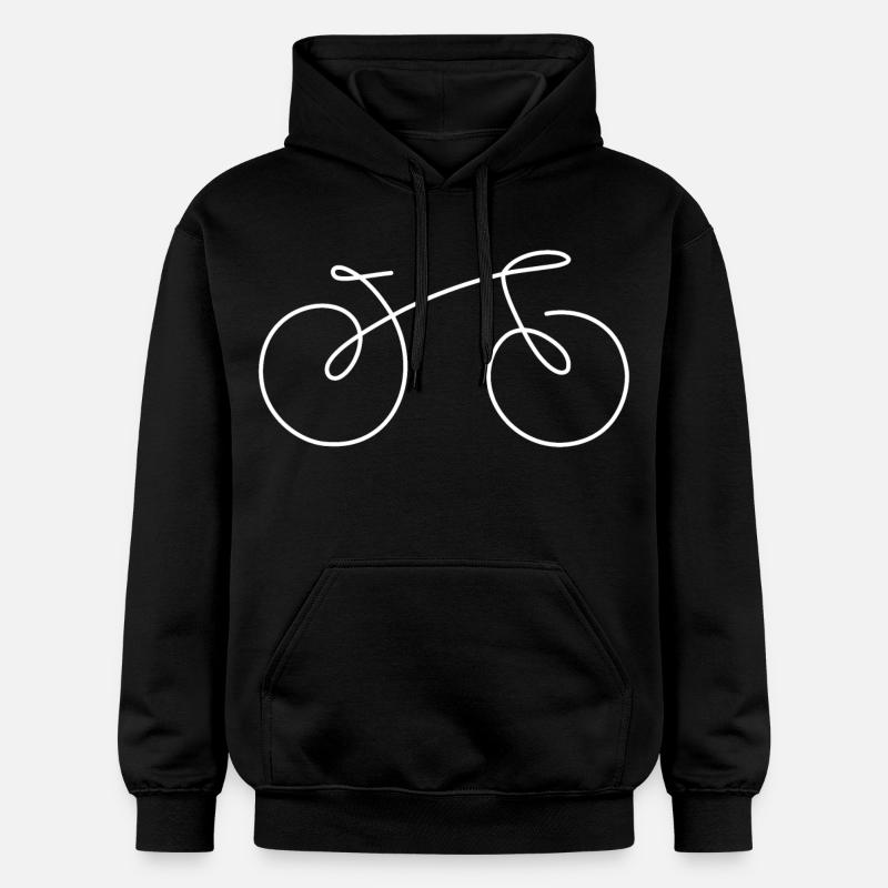 Bicyclette - Sweat à capuche Softstyle® Gildan Unisexe - noir
