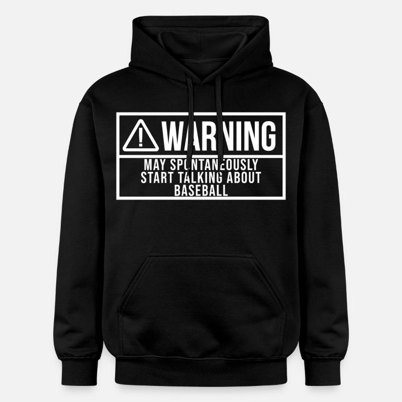 Base-ball - Sweat à capuche Softstyle® Gildan Unisexe - noir
