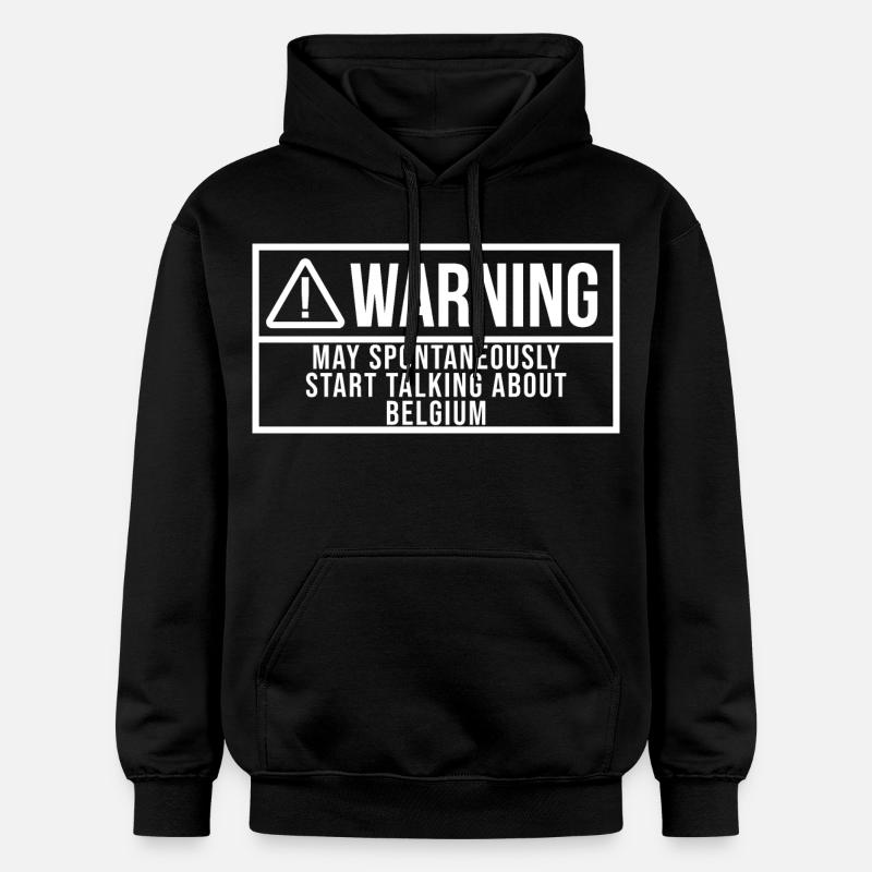 Belgique - Sweat à capuche Softstyle® Gildan Unisexe - noir