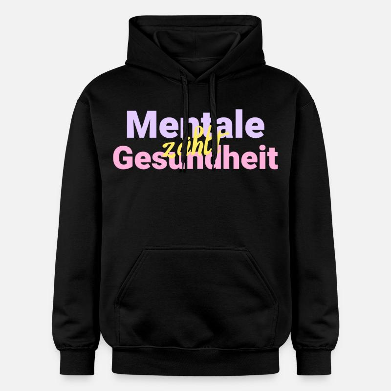 La santé mentale compte - Sweat à capuche Softstyle® Gildan Unisexe - noir