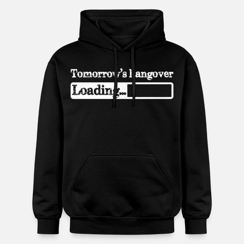 Tomorrow s hangover loading - Sweat à capuche Softstyle® Gildan Unisexe - noir