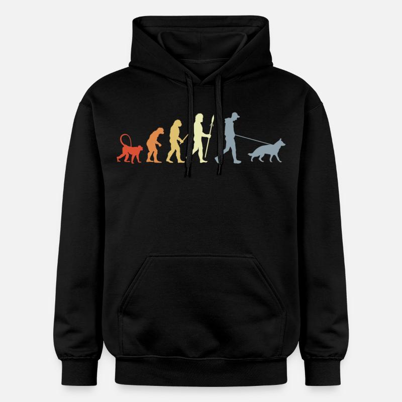Berger allemand propriétaire Evolution - Sweat à capuche Softstyle® Gildan Unisexe - noir