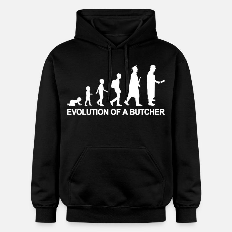 Boucher Evolution - Sweat à capuche Softstyle® Gildan Unisexe - noir