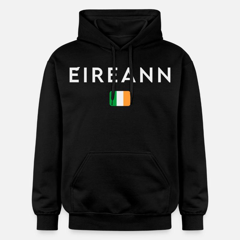 Drapeau de l’Irlande, Irish Pride - Sweat à capuche Softstyle® Gildan Unisexe - noir