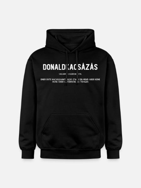 donaldkacsazas w - Gildan Unisex Softstyle® Midweight Hoodie - Schwarz