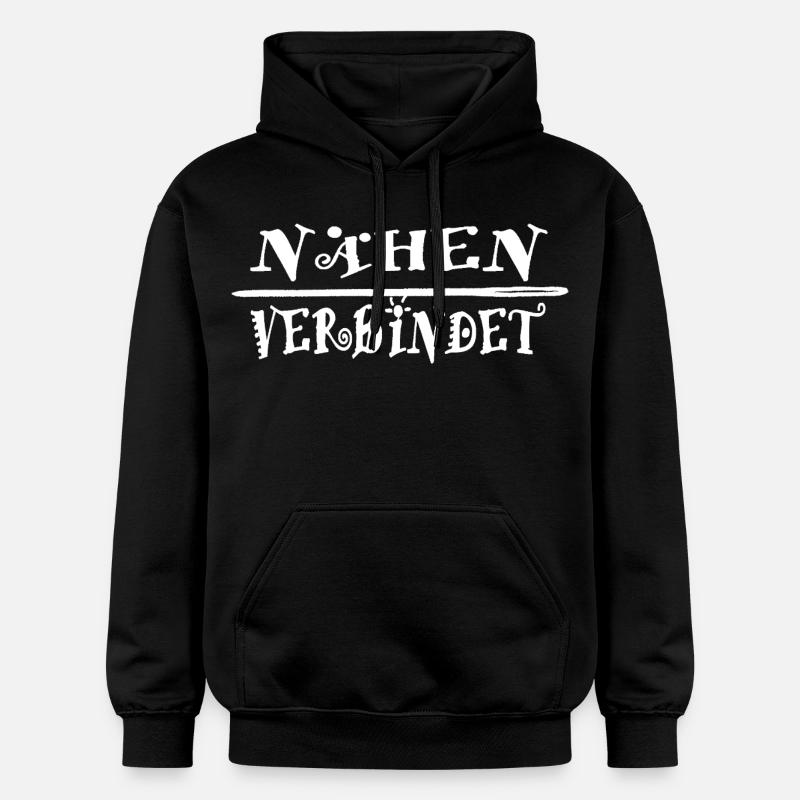 Idée cadeau couture connects - Sweat à capuche Softstyle® Gildan Unisexe - noir
