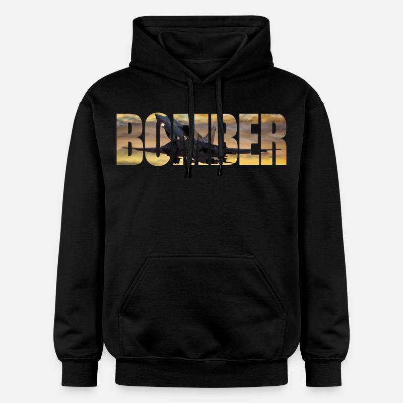 Bomber Tu-22 M3 - Gildan Unisex Softstyle® Midweight Hoodie - black