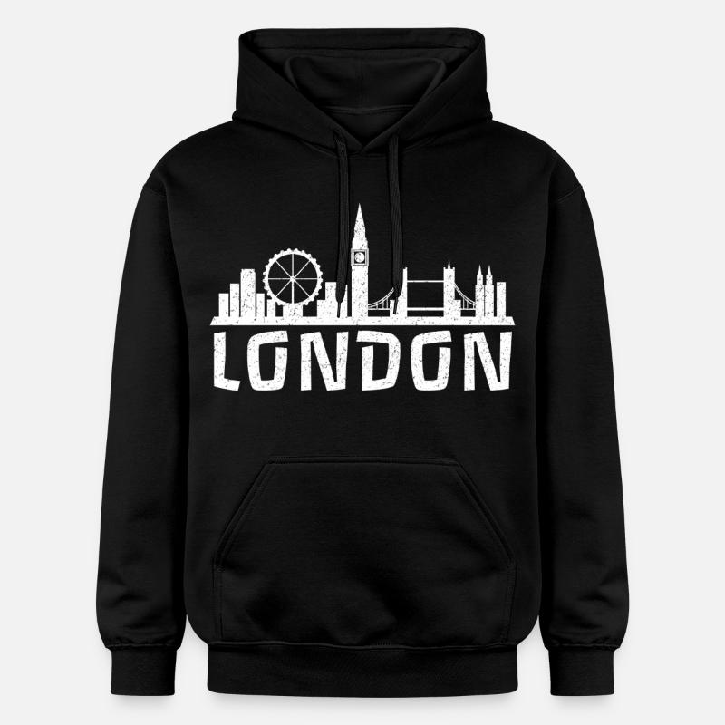 L’appel de Londres - Sweat à capuche Softstyle® Gildan Unisexe - noir