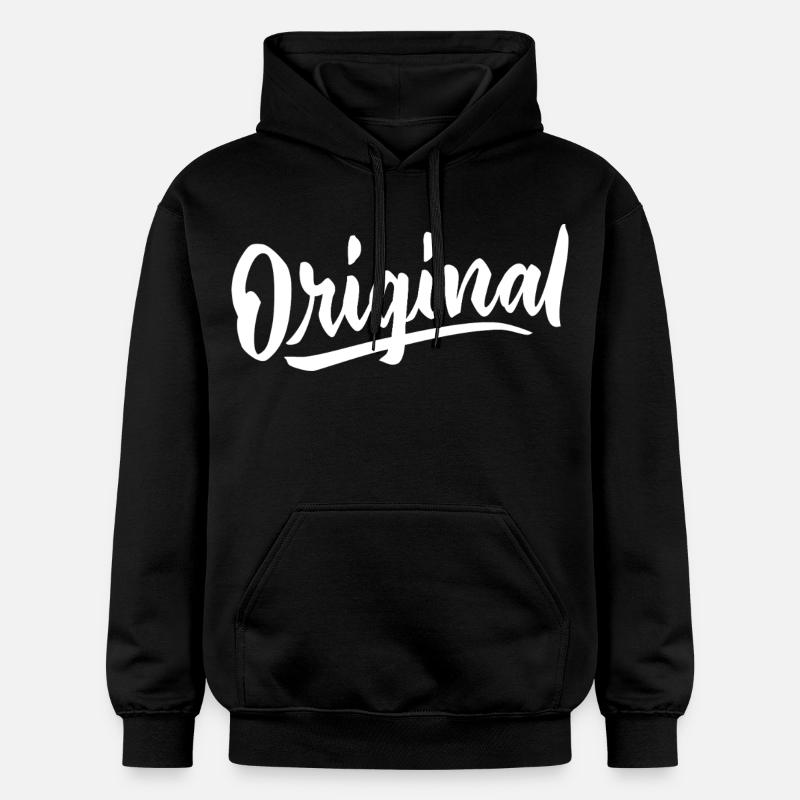 Langue source - Sweat à capuche Softstyle® Gildan Unisexe - noir