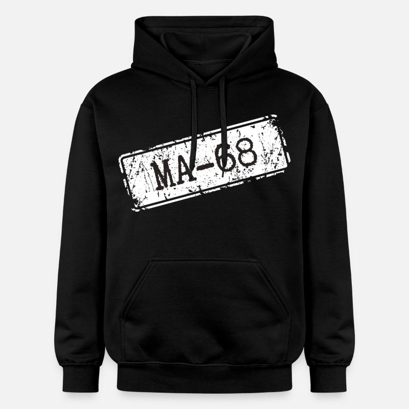 Mannheim 68 - Sweat à capuche Softstyle® Gildan Unisexe - noir