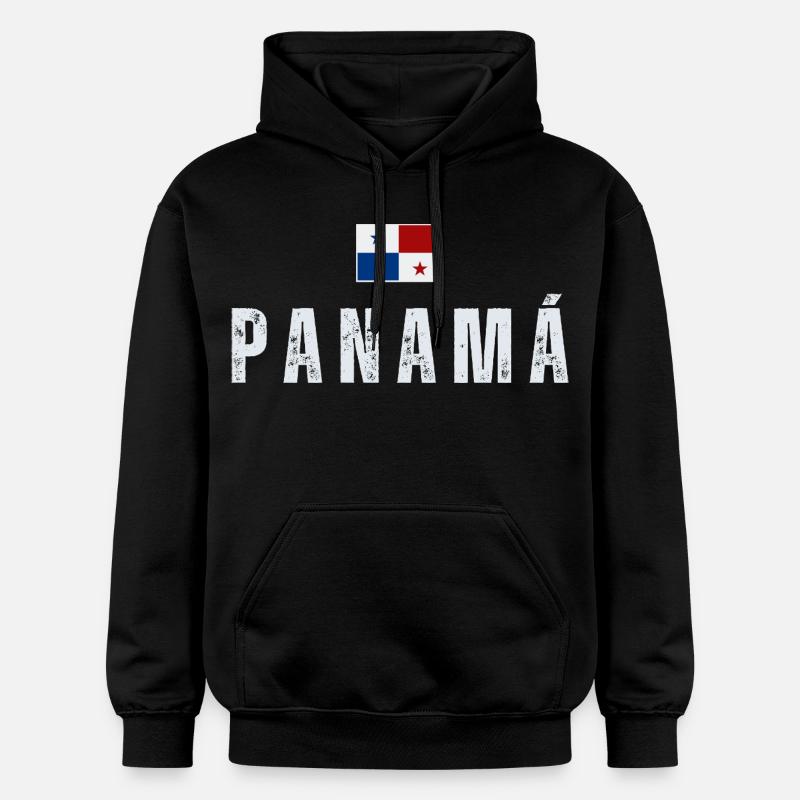Drapeau du Panama, J’aime le Panama - Sweat à capuche Softstyle® Gildan Unisexe - noir