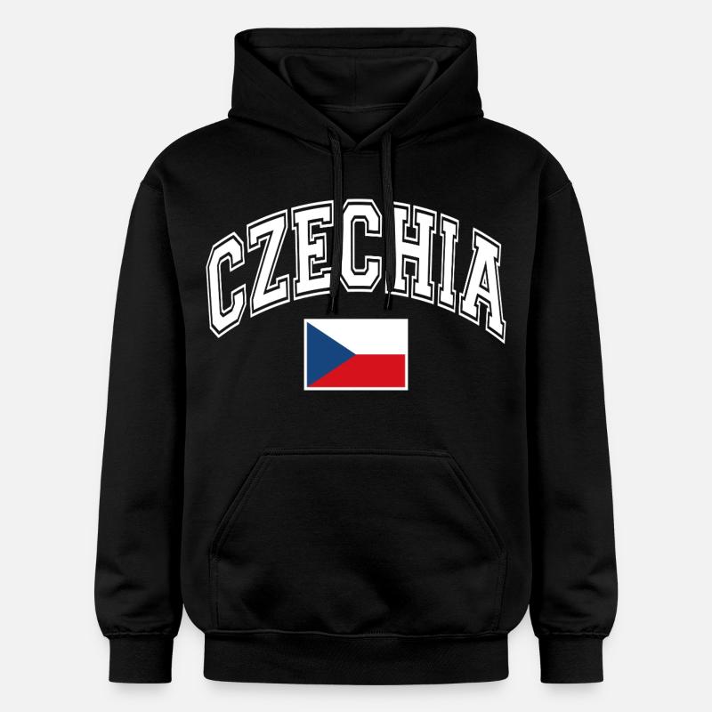 Drapeau de la République tchèque - Sweat à capuche Softstyle® Gildan Unisexe - noir