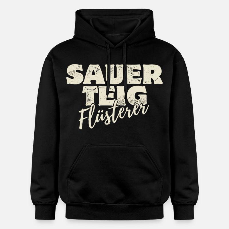 Chuchoteur au levain - Sweat à capuche Softstyle® Gildan Unisexe - noir