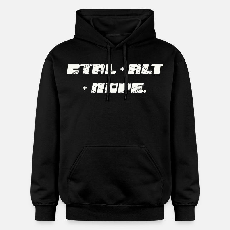 CTRL ALT : Non - Sweat à capuche Softstyle® Gildan Unisexe - noir