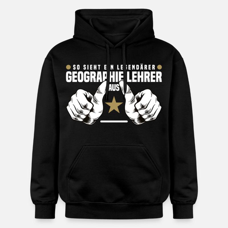 Professeur de géographie - Sweat à capuche Softstyle® Gildan Unisexe - noir