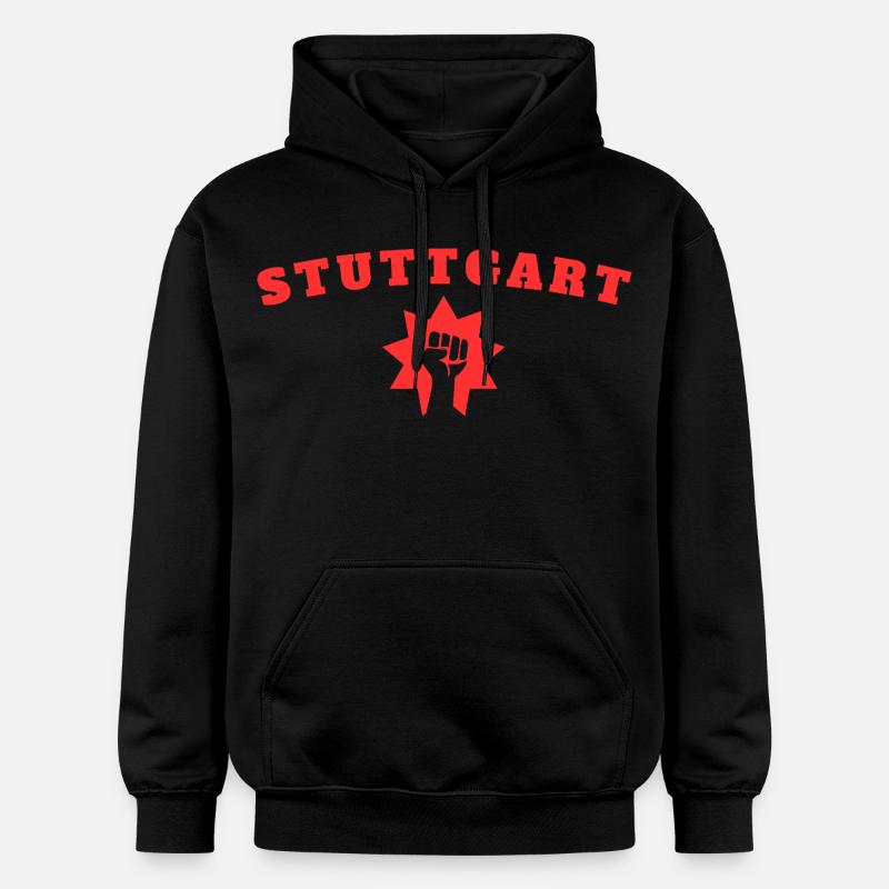 Stuttgart - Sweat à capuche Softstyle® Gildan Unisexe - noir