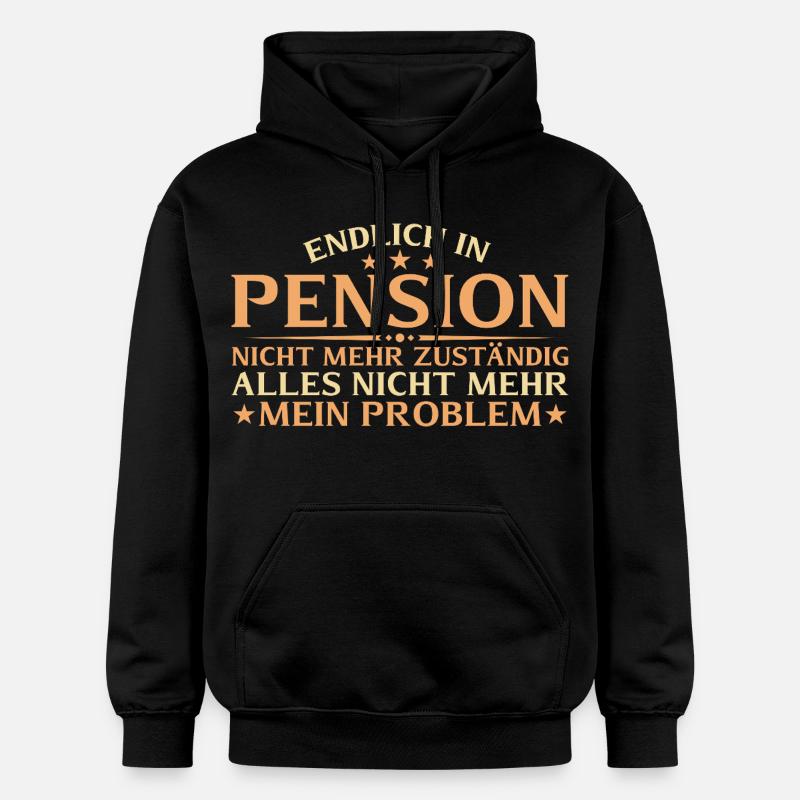 Pension Plus responsable - Retraité - Sweat à capuche Softstyle® Gildan Unisexe - noir