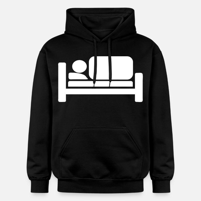 Cool Lit Silhouettes Pictogramme Design - Sweat à capuche Softstyle® Gildan Unisexe - noir
