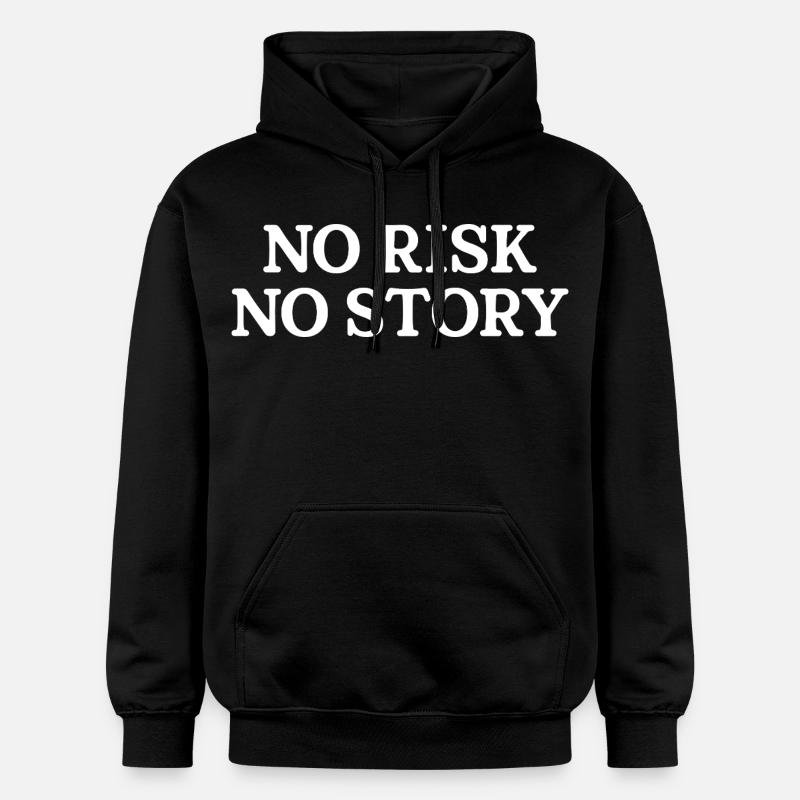 Pas de risque, pas d’histoire - Sweat à capuche Softstyle® Gildan Unisexe - noir