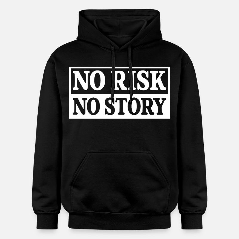 Pas de risque, pas d’histoire - Sweat à capuche Softstyle® Gildan Unisexe - noir