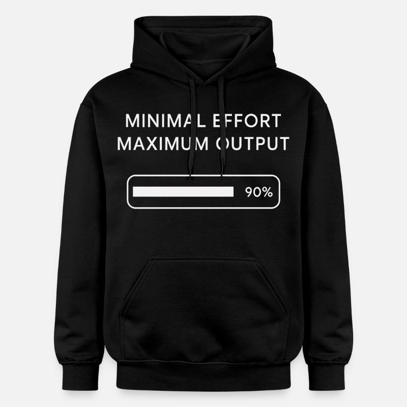 Effort minimum Rendement maximal - Sweat à capuche Softstyle® Gildan Unisexe - noir
