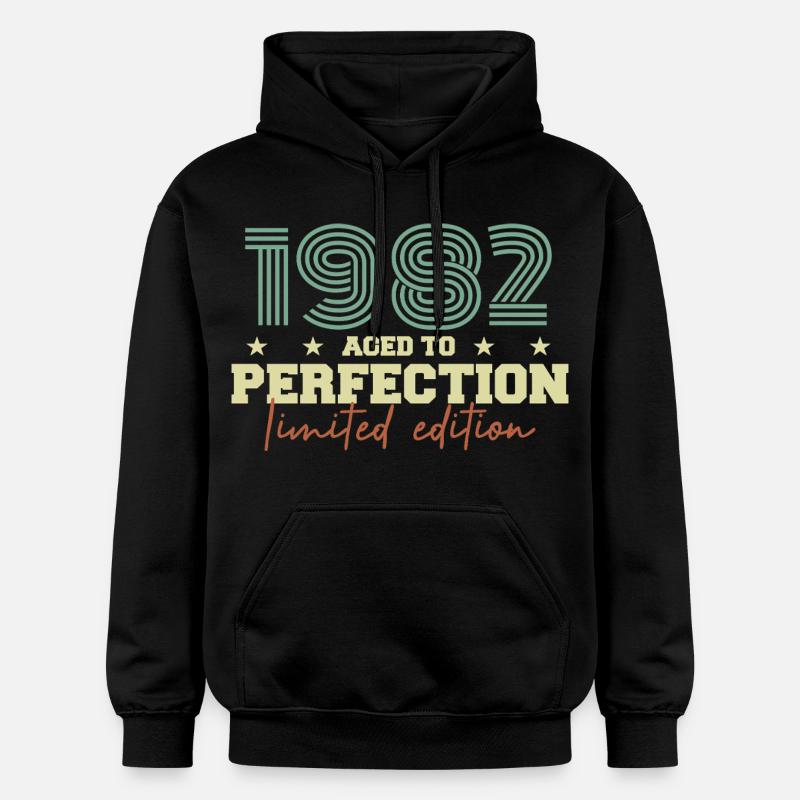 1982 - Sweat à capuche Softstyle® Gildan Unisexe - noir