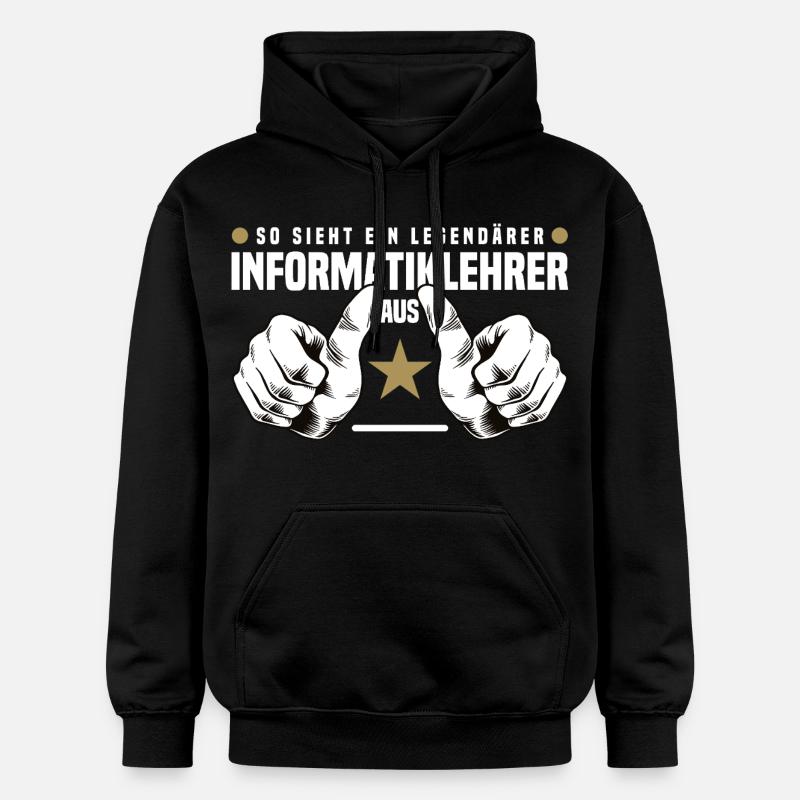 Informatiklehrer - Gildan Unisex Softstyle® Midweight Hoodie - Schwarz