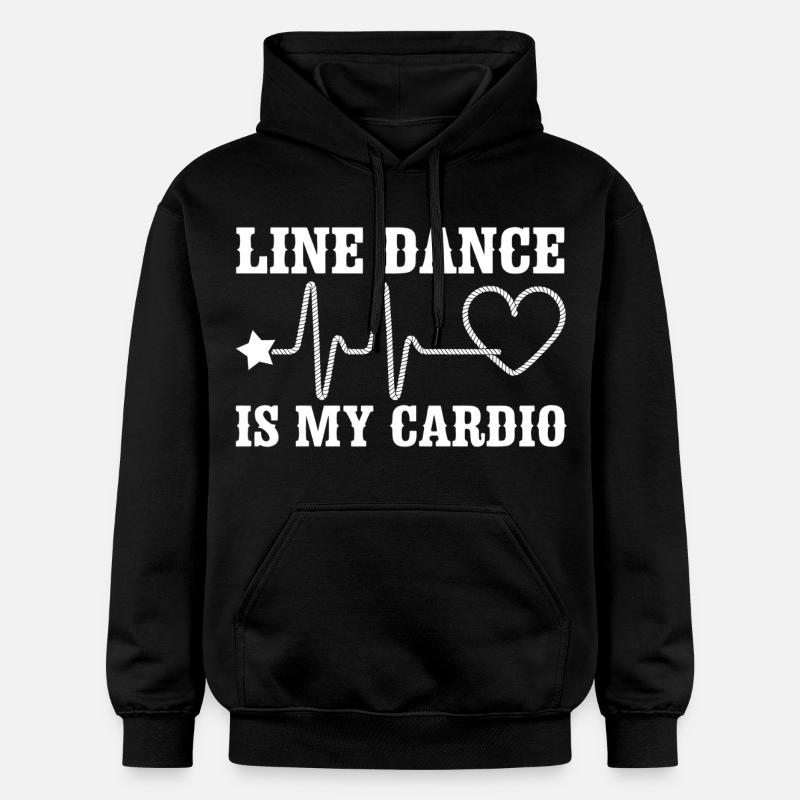 Déclaration cardio en ligne - Sweat à capuche Softstyle® Gildan Unisexe - noir
