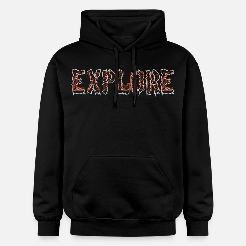 explorer - Sweat à capuche Softstyle® Gildan Unisexe - noir