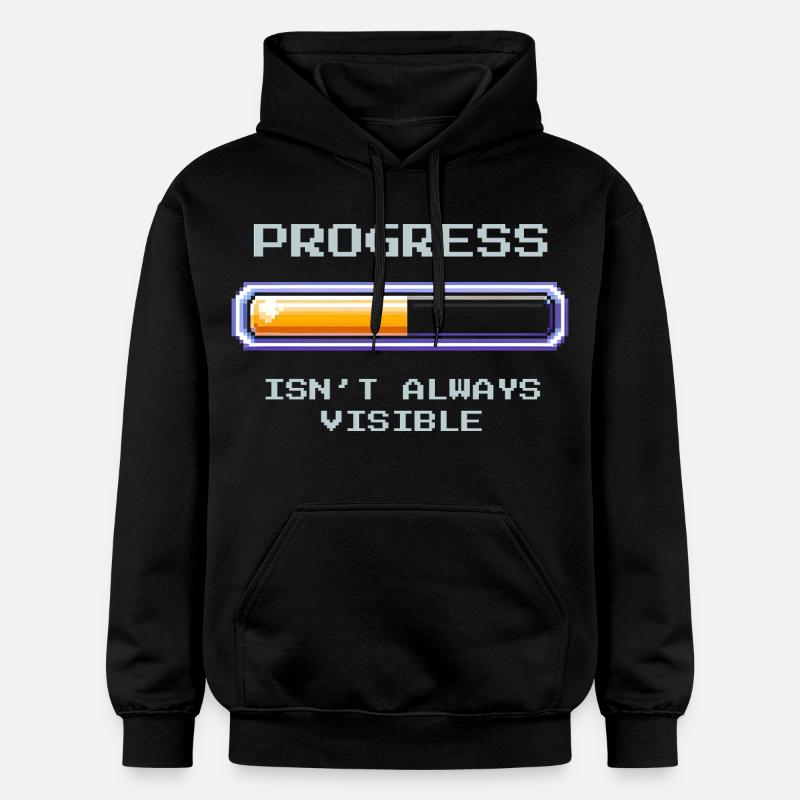 Progrès invisible | Travail social - Sweat à capuche Softstyle® Gildan Unisexe - noir