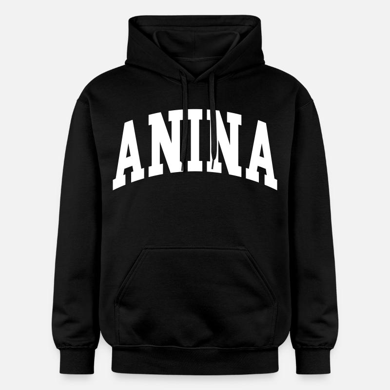 Anina - Sweat à capuche Softstyle® Gildan Unisexe - noir