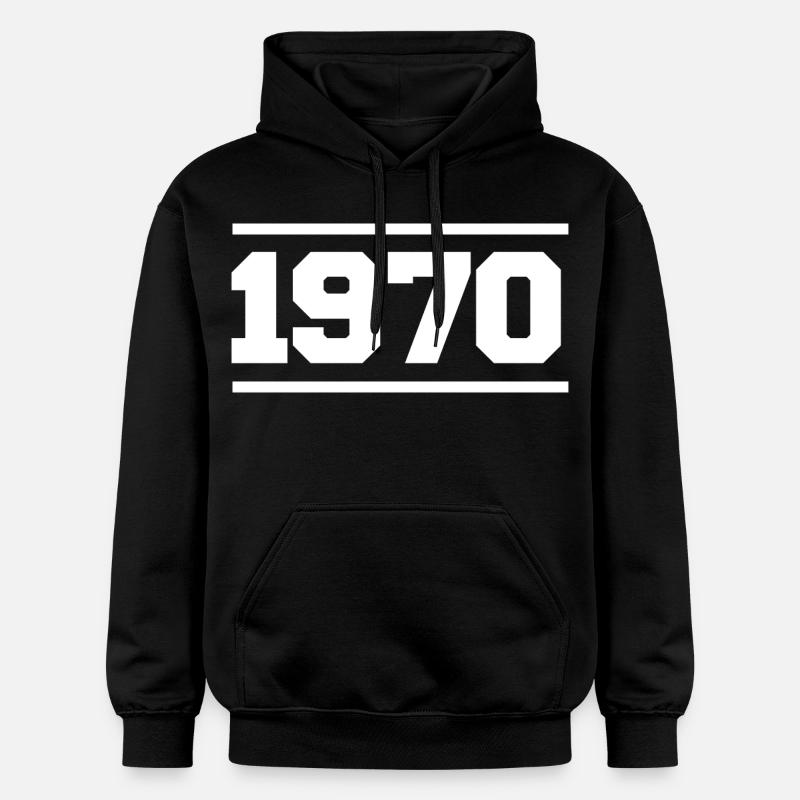 1970 - Sweat à capuche Softstyle® Gildan Unisexe - noir