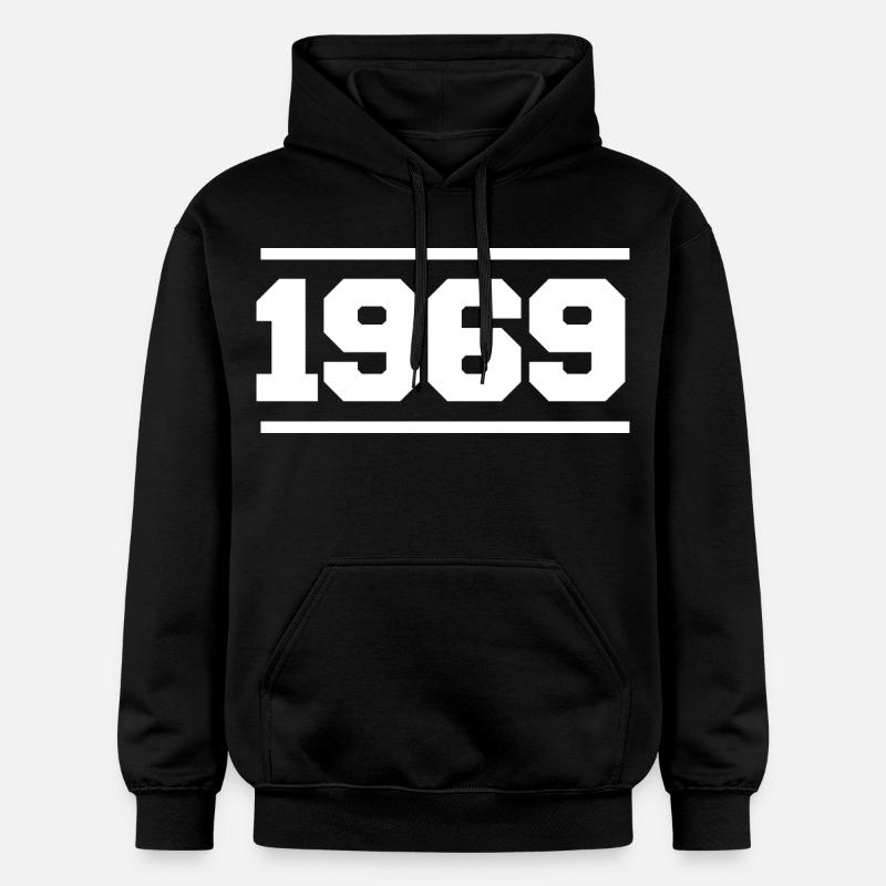 1969 Cadeau rétro 1969 - Sweat à capuche Softstyle® Gildan Unisexe - noir