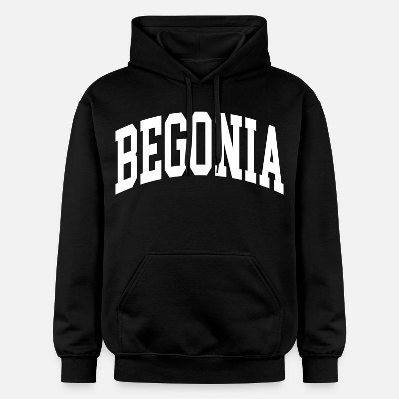 Bégonia - Sweat à capuche Softstyle® Gildan Unisexe - noir