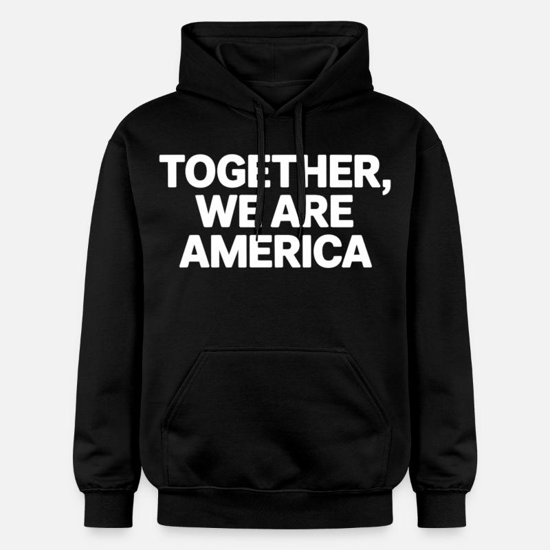 Ensemble Chemise We Are America - Sweat à capuche Softstyle® Gildan Unisexe - noir