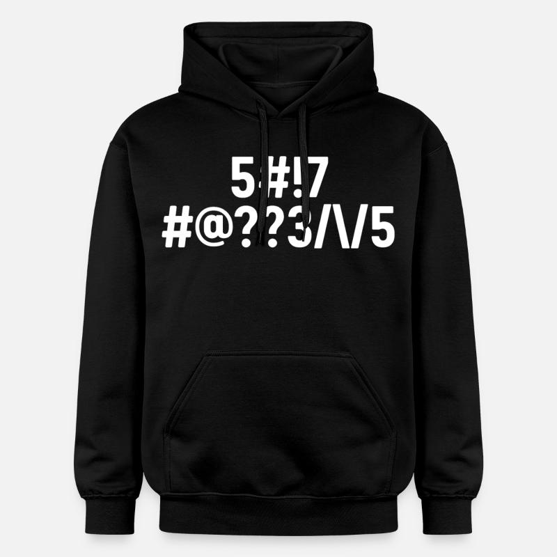Scheiße passieren codiert - Gildan Unisex Softstyle® Midweight Hoodie - Schwarz