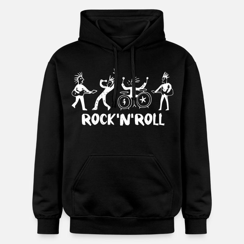 Groupe de rock and roll - Sweat à capuche Softstyle® Gildan Unisexe - noir