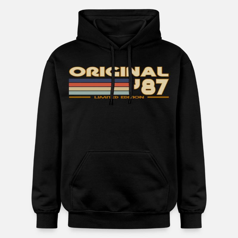 1987 - Sweat à capuche Softstyle® Gildan Unisexe - noir