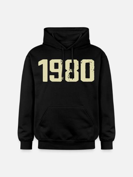 Jubilé 1980 - Sweat à capuche Softstyle® Gildan Unisexe - noir